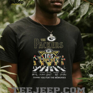 The Packers 105 Years Anniversary Thank You For The Memories Tee T Shirt