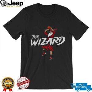 The Wizard lights up the city of Houston Cougars basketball shirt
