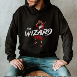 The Wizard lights up the city of Houston Cougars basketball shirt