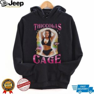Thiccolas Cage Meme funny gag shirt