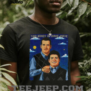 Tom Brady and Drake Maye Stepbrothers New England Patriots NFL 2025 vintage shirt