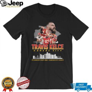 Travis Kelce Kansas City Chiefs #1 Ranked Tight End T Shirt