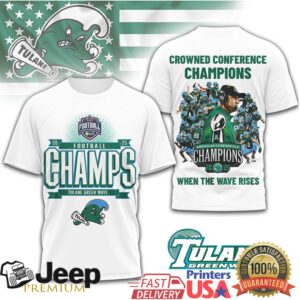 Tulane Green Wave Football Conference Champions T Shirt Tulane Green Wave Football Conference Champions T Shirt
