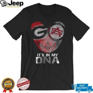 UGA Bulldogs and Atlanta Falcons It's In My DNA T Shirt