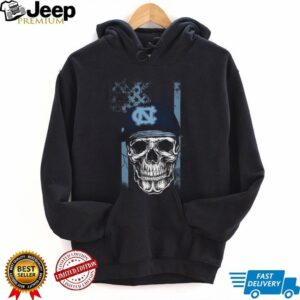 UNC Tar Heels Skull & Crossbones T Shirt