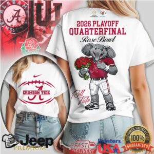 Unisex Blue 84 Crimson Alabama Crimson Tide College Football Playoff 2026 Rose Bowl T Shirt