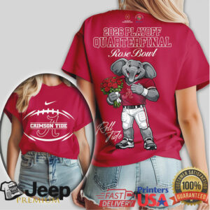 Unisex Blue 84 Crimson Alabama Crimson Tide College Football Playoff 2026 Rose Bowl T Shirt
