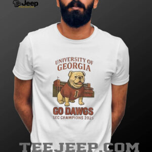 University of Georgia Bulldog Football Go Dawgs SEC Champions 2025 shirt