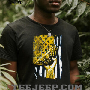 University of Michigan Distressed Flag M Logo Tee