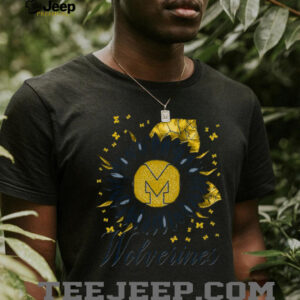 University of Michigan Floral M Logo Shirt University of Michigan Floral M Logo Shirt