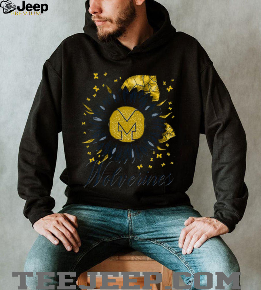 University of Michigan Floral M Logo Shirt University of Michigan Floral M Logo Shirt