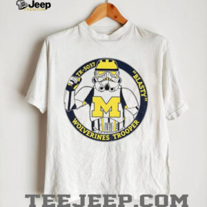 University of Michigan Wolverines Stormtrooper TK 5037 Blasty shirt