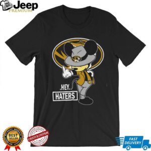 University of Missouri Hey Haters Mickey Mouse T Shirt