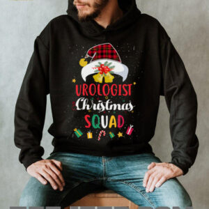 Urologist Christmas Squad Santa Hat Urology Match Pullover Hoodie