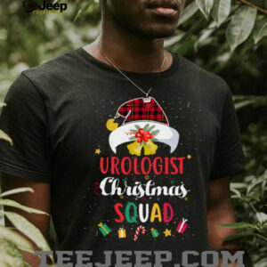 Urologist Christmas Squad Santa Hat Urology Match Pullover Hoodie