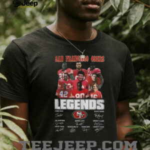 Vintage 49ers Legends Signatures Shirt