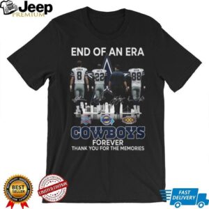 Vintage Dallas Cowboys Super Bowl Champions End of an Era Shirt