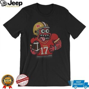 Vintage Style Kansas City Chiefs '17' Character T Shirt