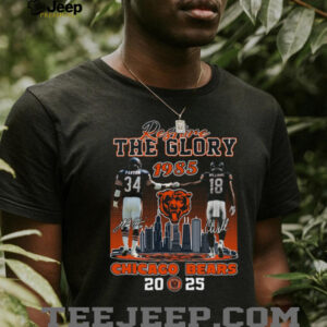 Walter Payton & Devin Hester Chicago Bears 1985 Restore the Glory Fan Tee