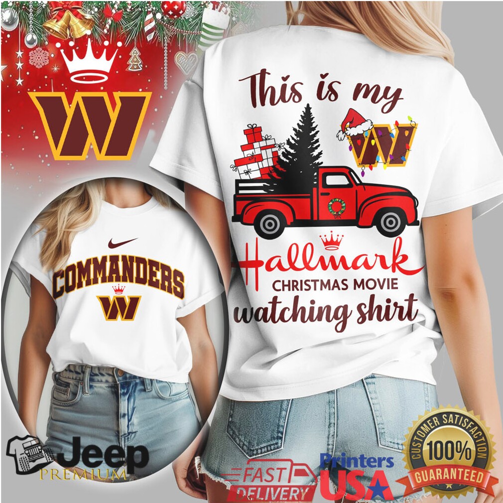 Washington Commanders Official NFL Hallmark Women Shirt