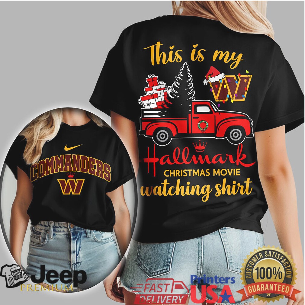 Washington Commanders Official NFL Hallmark Women Shirt Washington Commanders Official NFL Hallmark Women Shirt