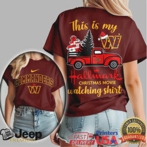 Washington Commanders Official NFL Hallmark Women Shirt