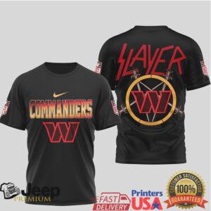 Washington Commanders Official NFL Slayer 3D Shirt