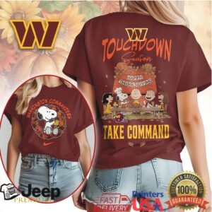 Washington Commanders Official NFL Touchdown Season Shirt