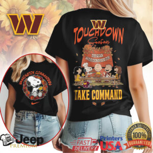 Washington Commanders Official NFL Touchdown Season Shirt