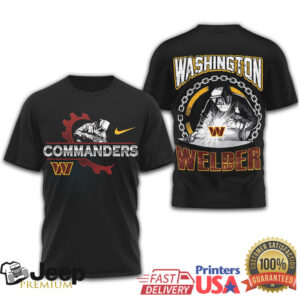 Washington Commanders Official NFL Welder 3D Shirt
