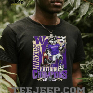 Washington Huskies 2025 NCAA Men's Soccer National Champions Locker Room T Shirt
