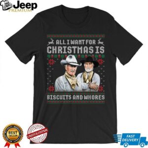 Western Cowboys Biscuits and Whores Christmas Quote Retro T Shirt Western Cowboys Biscuits and Whores Christmas Quote Retro T Shirt