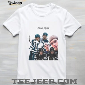 Will Smith and Macklin Celebrini San Jose Sharks Hockey Do a Spin shirt