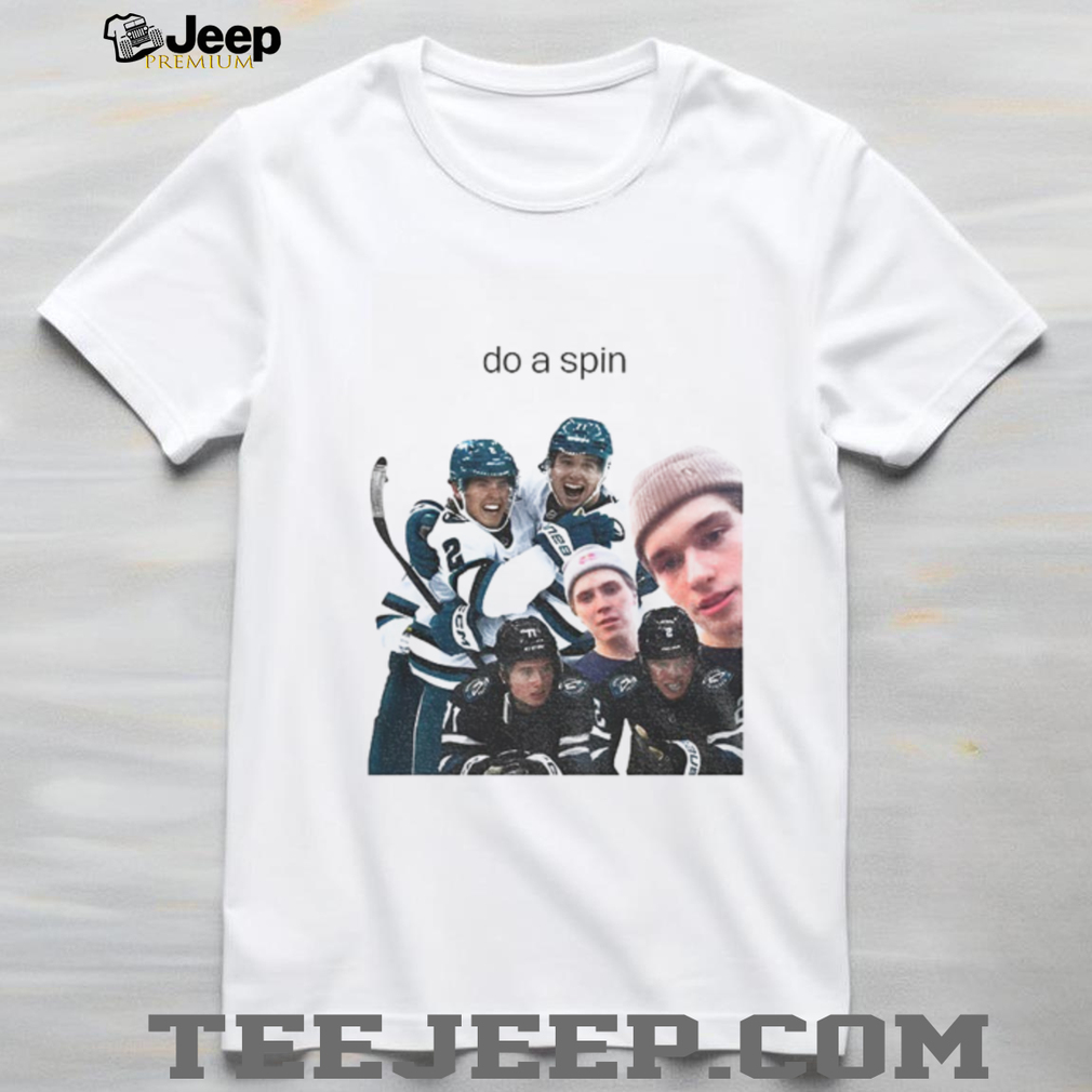 Will Smith and Macklin Celebrini San Jose Sharks Hockey Do a Spin shirt Will Smith and Macklin Celebrini San Jose Sharks Hockey Do a Spin shirt