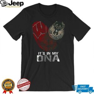 Wisconsin Sports Fan It's In My DNA T Shirt
