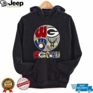 Wisconsin Sports Teams Packers Brewers Bucks Badgers T Shirt Wisconsin Sports Teams Packers Brewers Bucks Badgers T Shirt