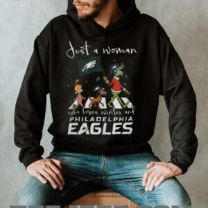 ust a Woman Who Loves Winter and Philadelphia Eagles Grinch Fan T Shirt. ust a Woman Who Loves Winter and Philadelphia Eagles Grinch Fan T Shirt.