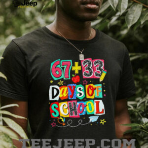 100 Days Of School Coquette 67 33 Days Of School Coquette shirt