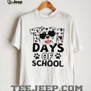 100 Days Of School Dalmatian shirt