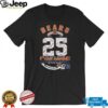 Official Chicago Bears 2025 NFC North Division Champions Signature T Shirt Official Chicago Bears 2025 NFC North Division Champions Signature T Shirt