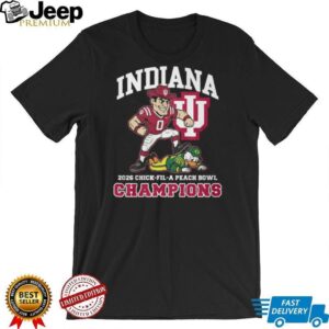 2026 Chick fil A Peach Bowl Indiana Champions Apparel Shirt 2026 Chick fil A Peach Bowl Indiana Champions Apparel Shirt