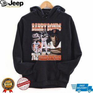762 Career Home Runs Barry Bonds Giants Baseball T Shirt 762 Career Home Runs Barry Bonds Giants Baseball T Shirt