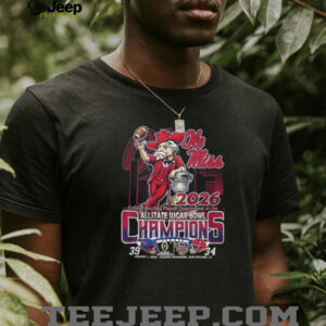 Ole Miss Rebels College Football Playoff Quarterfinal 2026 Sugar Bowl Champions T Shirt Ole Miss Rebels College Football Playoff Quarterfinal 2026 Sugar Bowl Champions T Shirt