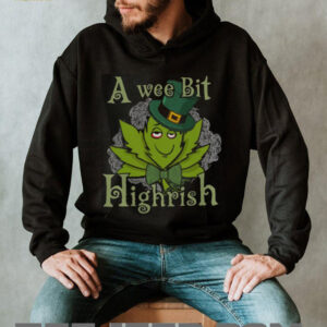 “A Wee Bit Highrish” St. Patrick’S Day Cannabis Tshirt “A Wee Bit Highrish” St. Patrick’S Day Cannabis Tshirt