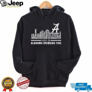 Alabama Crimson Tide 2025 26 Roster Skyline Word Art Shirt Alabama Crimson Tide 2025 26 Roster Skyline Word Art Shirt