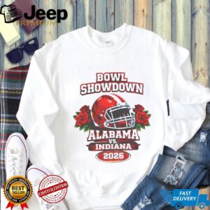 Alabama Crimson Tide vs Indiana Hoosiers Bowl Game Rose Bowl Showdown 2026 shirt