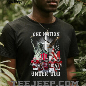 American Flag & Statue of Liberty One Nation Under God Tee