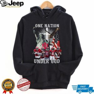 American Flag & Statue of Liberty One Nation Under God Tee