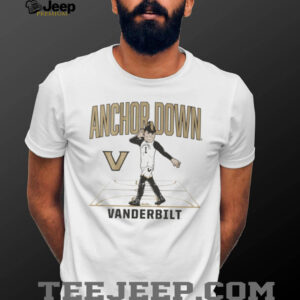 Anchor Down Vanderbilt Commodores men’s basketball Mascot Court shirt Anchor Down Vanderbilt Commodores men’s basketball Mascot Court shirt
