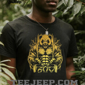 Angry Muscle Panda Bear Martial Arts Bodybuilding Gym Tank